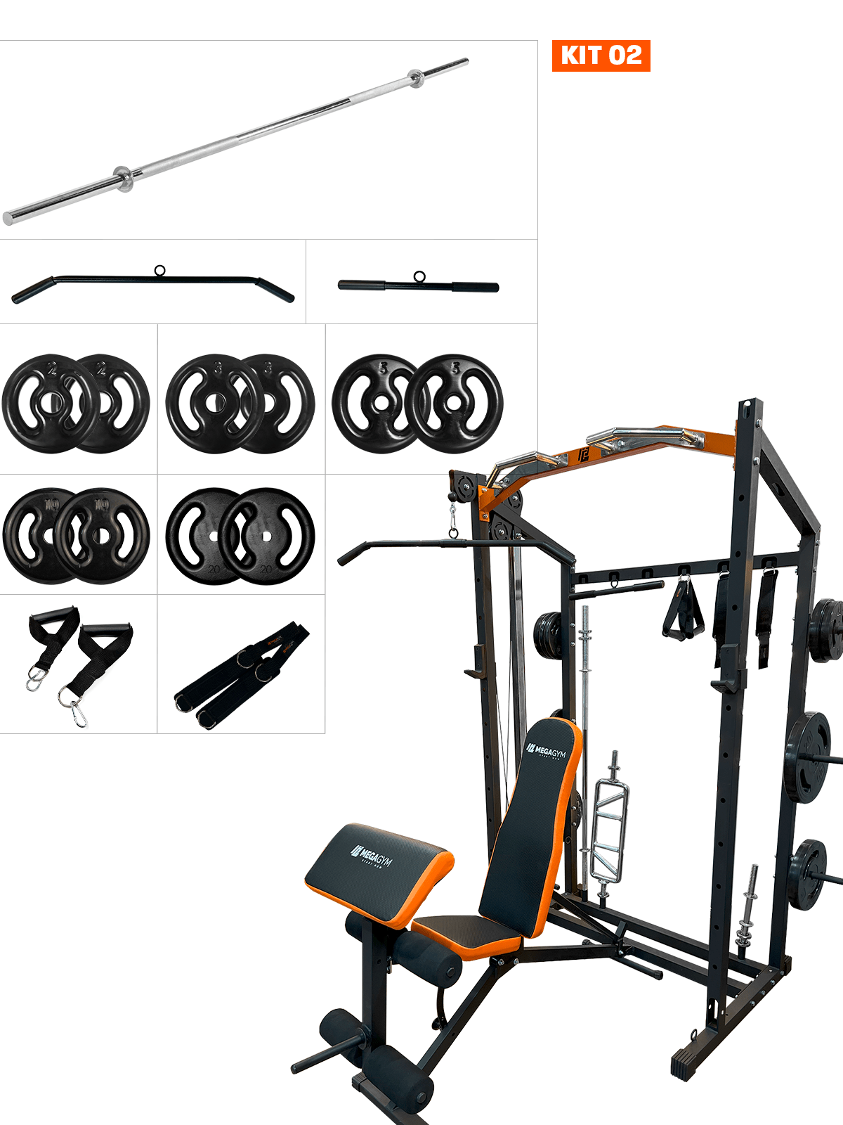Rack Monocross Multifuncional - MegaGym