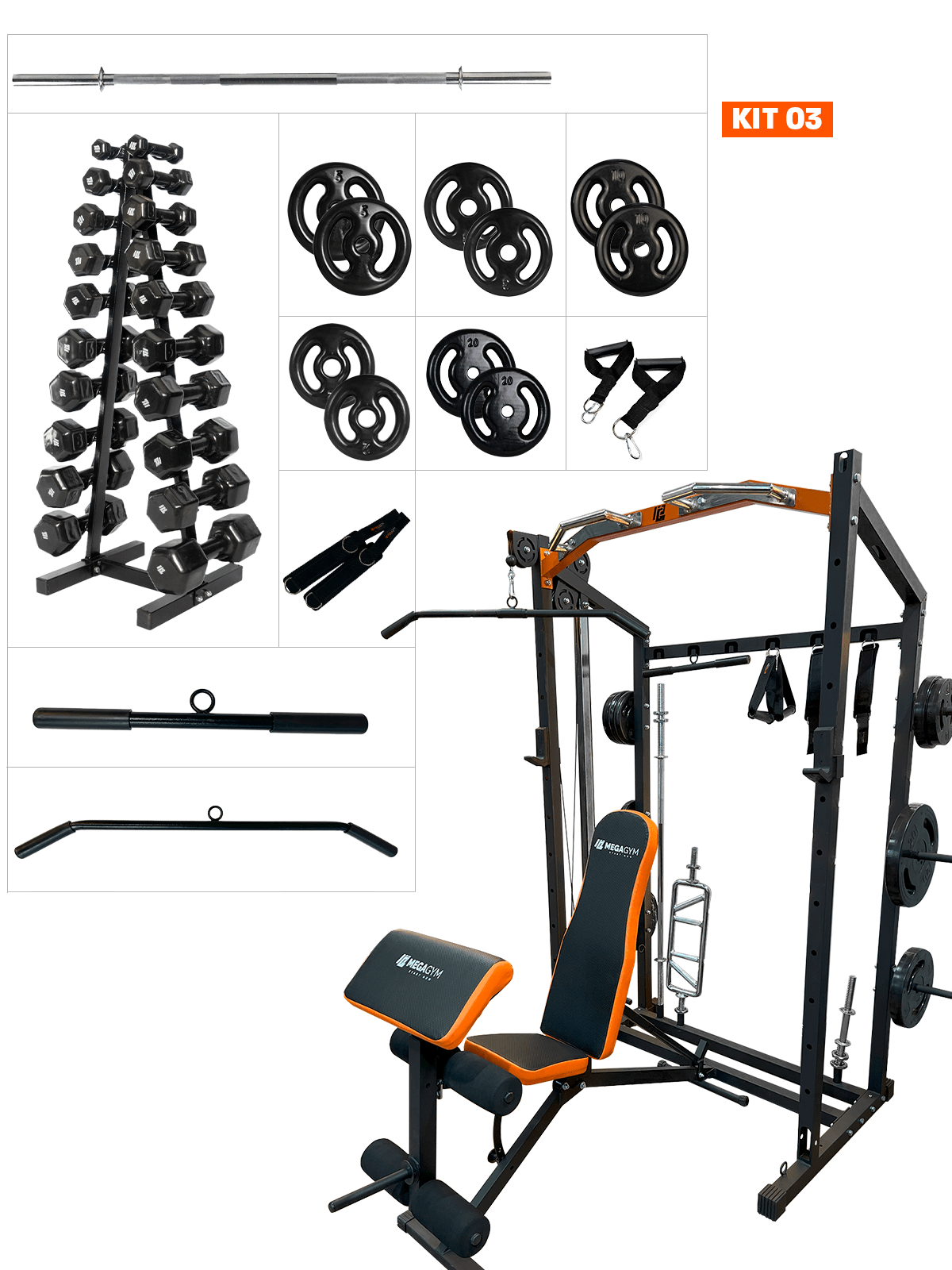 Rack Monocross Multifuncional - MegaGym