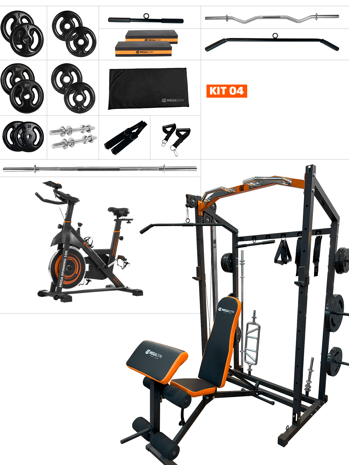 Rack Monocross Multifuncional - MegaGym
