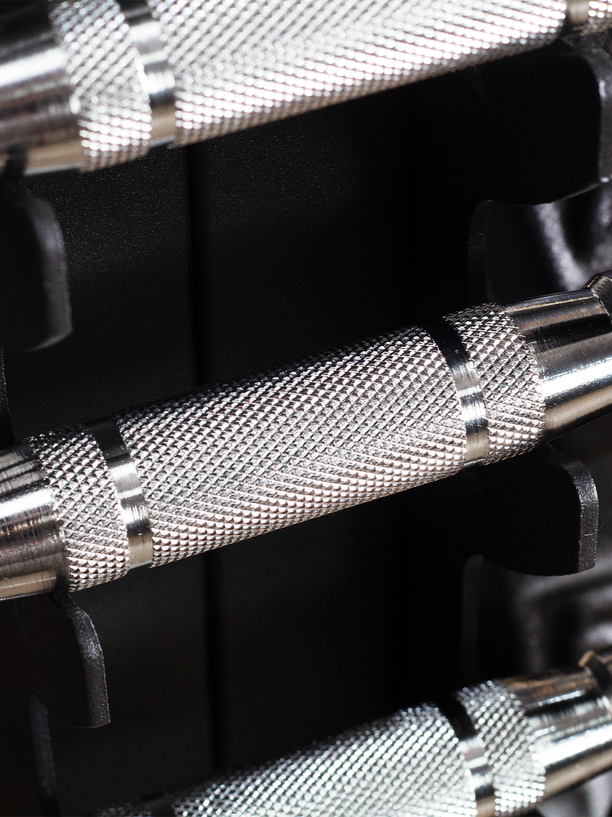 Kit 20 Halteres (10 Pares de 1 a 10 kg) | Dumbbells Texturizados com Pegada Cromada