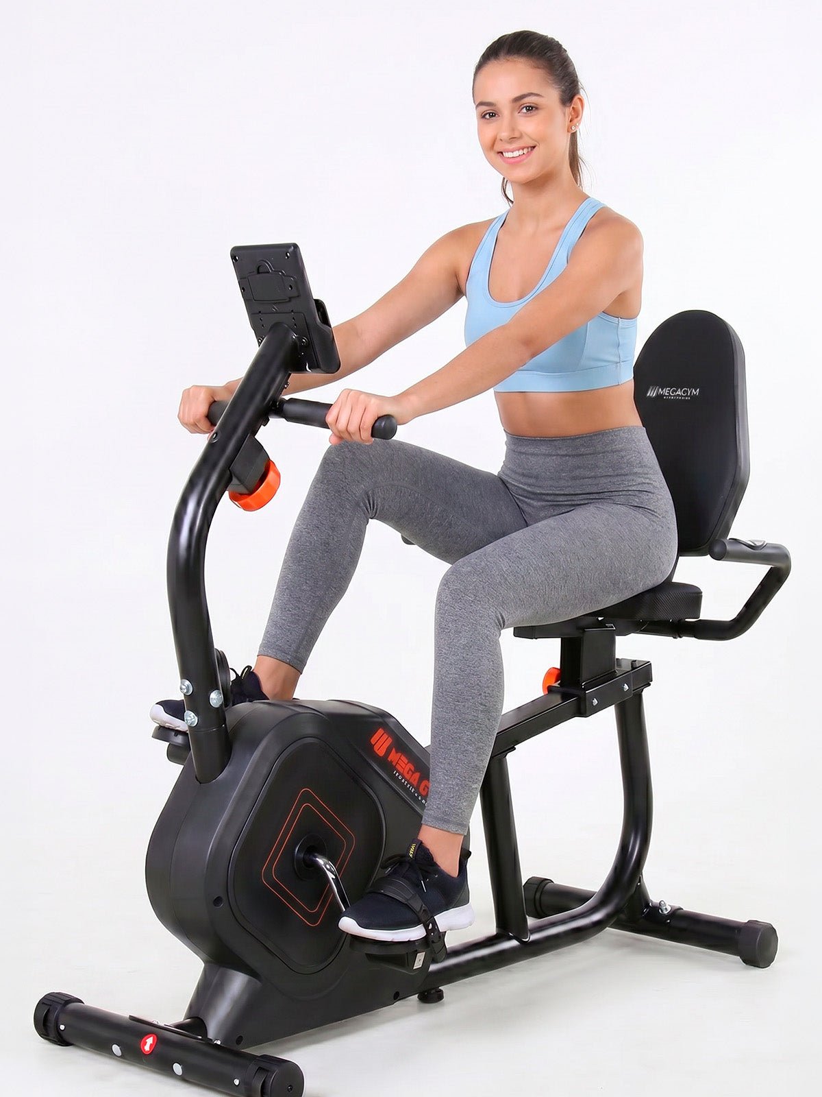 Bike Horizontal Magnética MegaGym Soft Ride 3000 - MegaGym