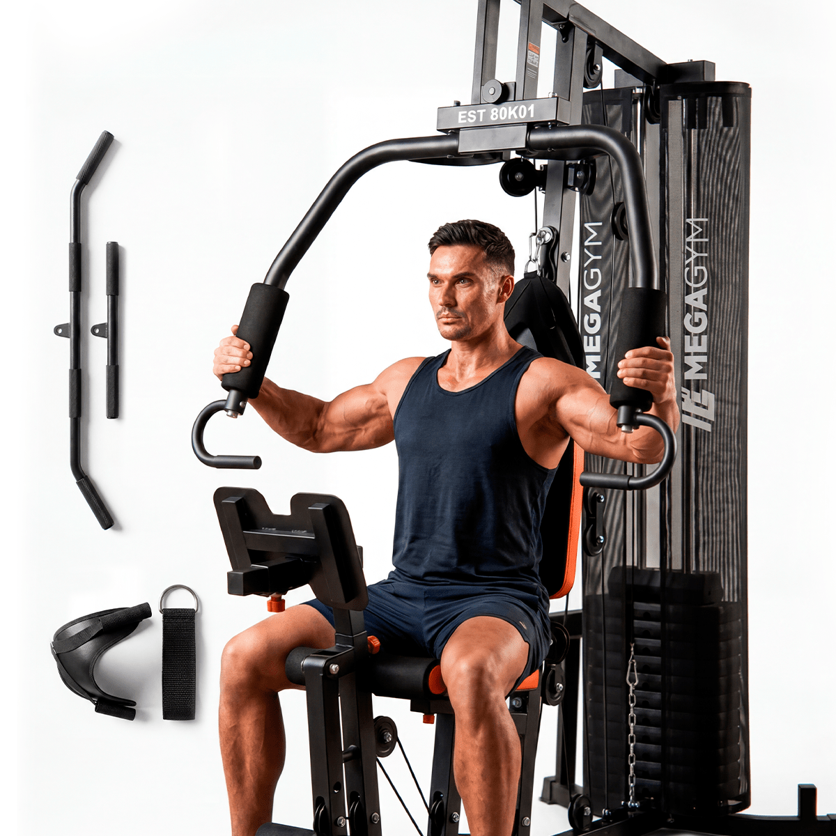 Estação de Musculação Multifuncional UrbanFit 80K