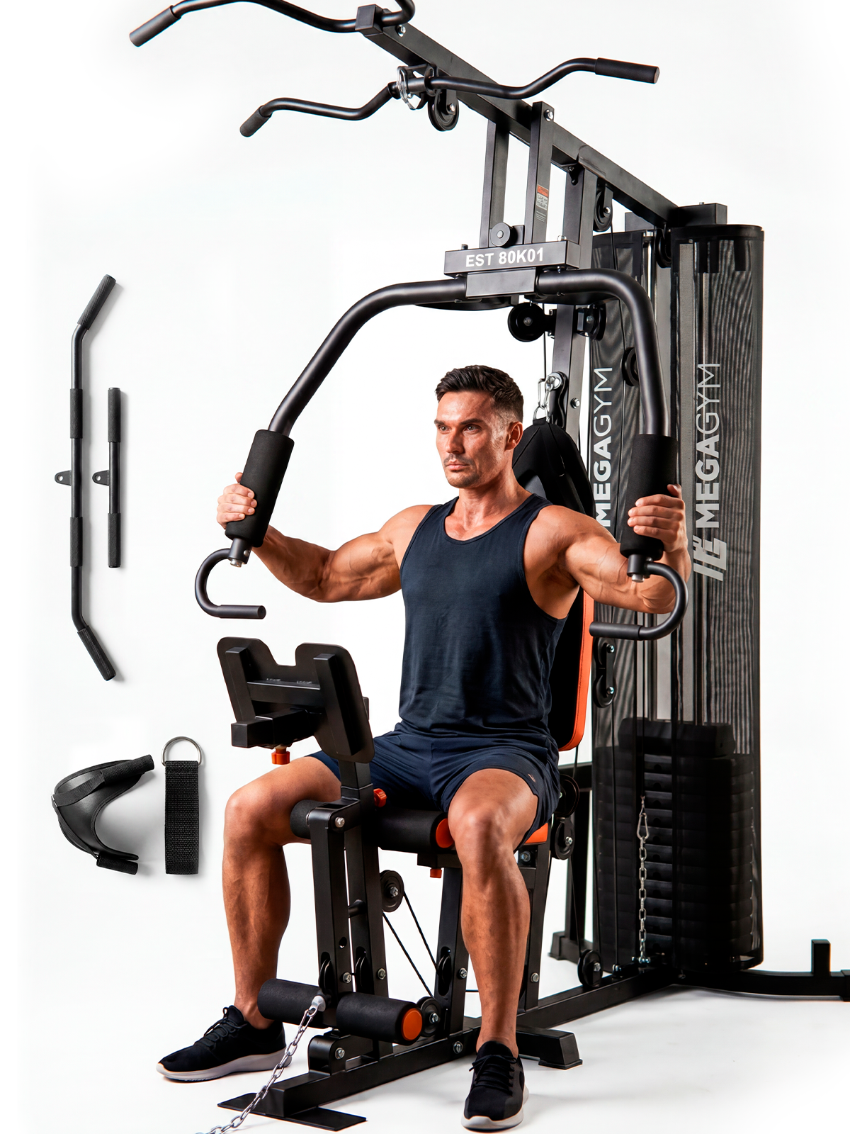 Estação de Musculação Multifuncional UrbanFit 80K