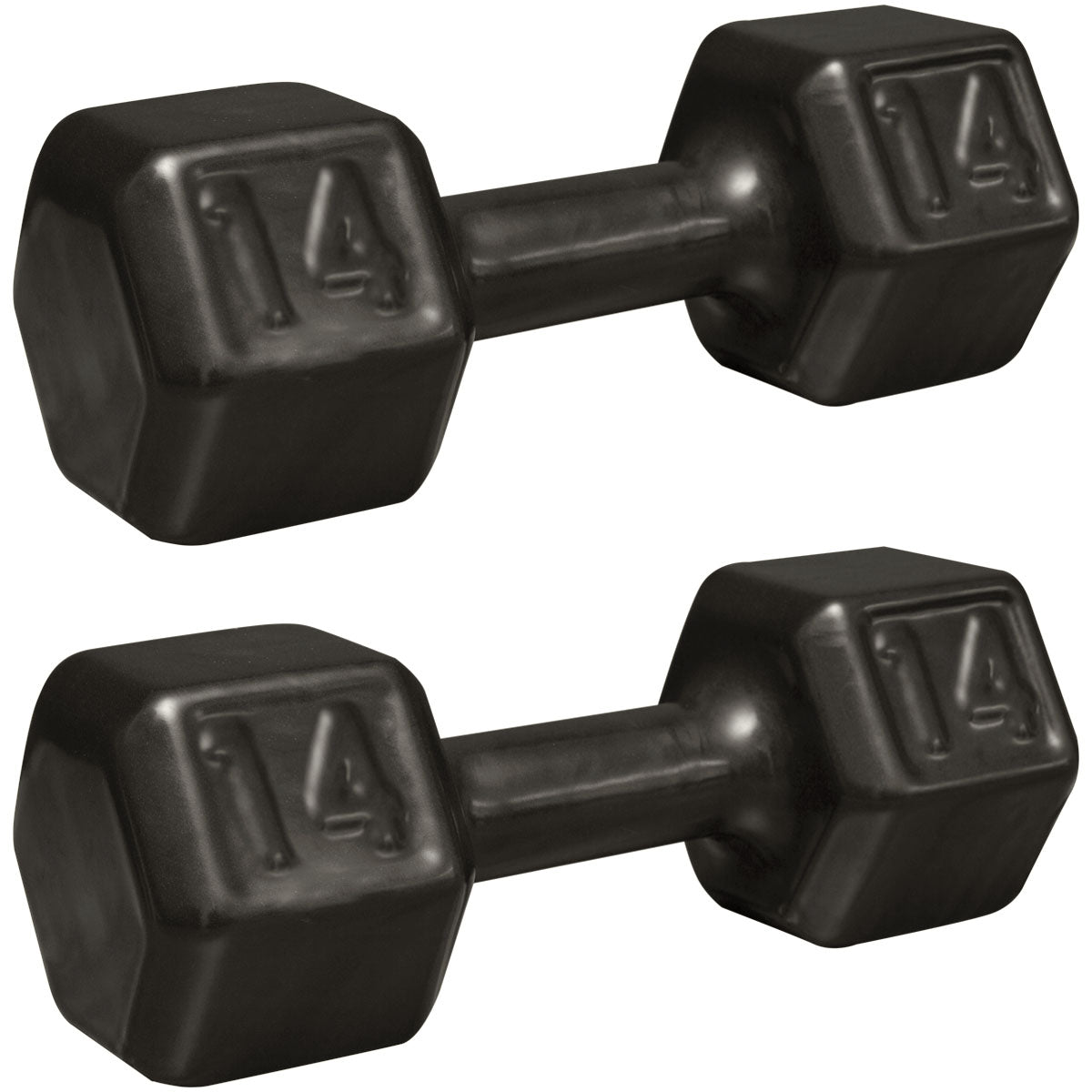 Halter Dumbbell Sextavado Emborrachado