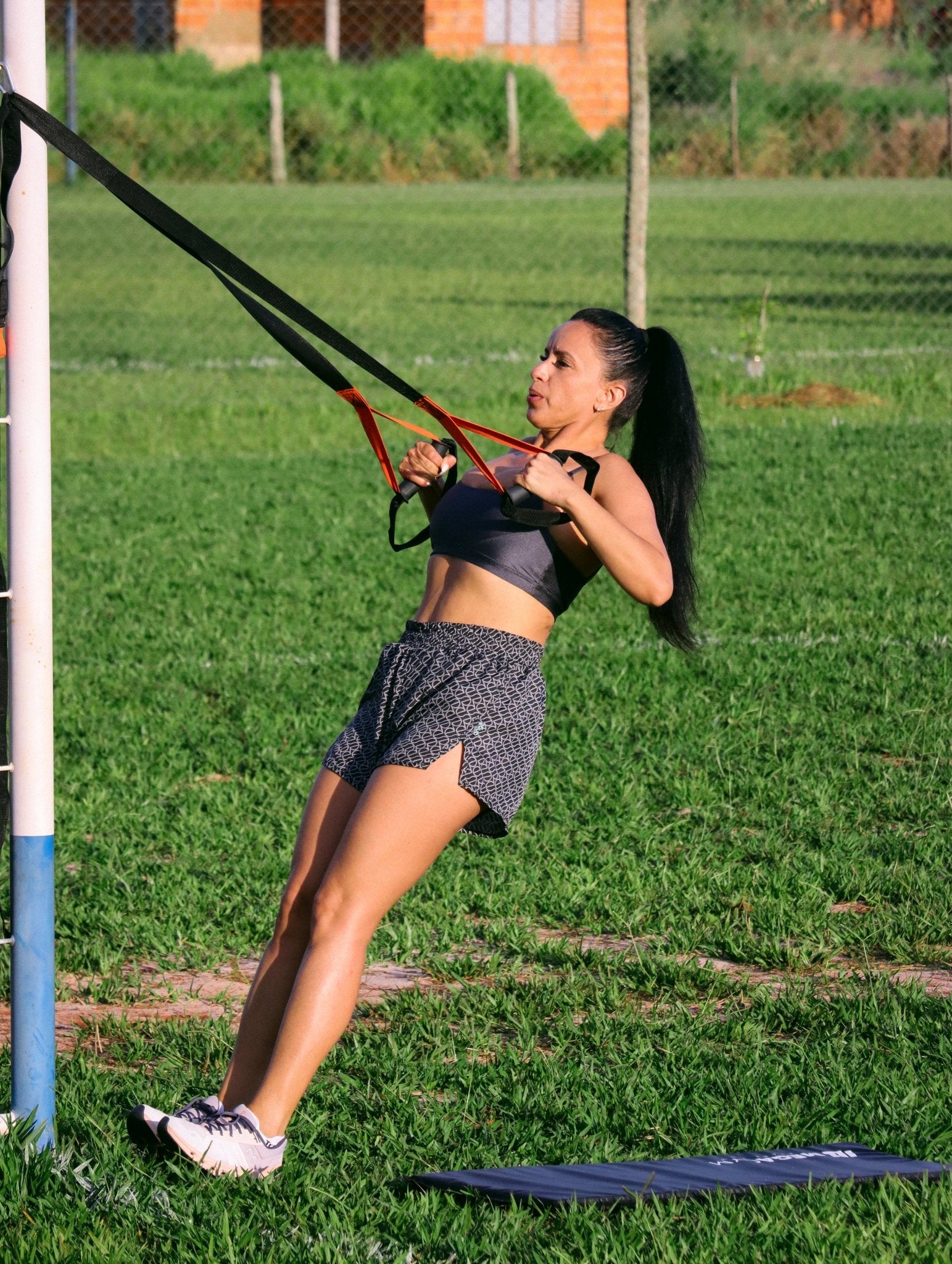 Kit Fita de Suspensão TRX Com Suporte de Teto - MegaGym