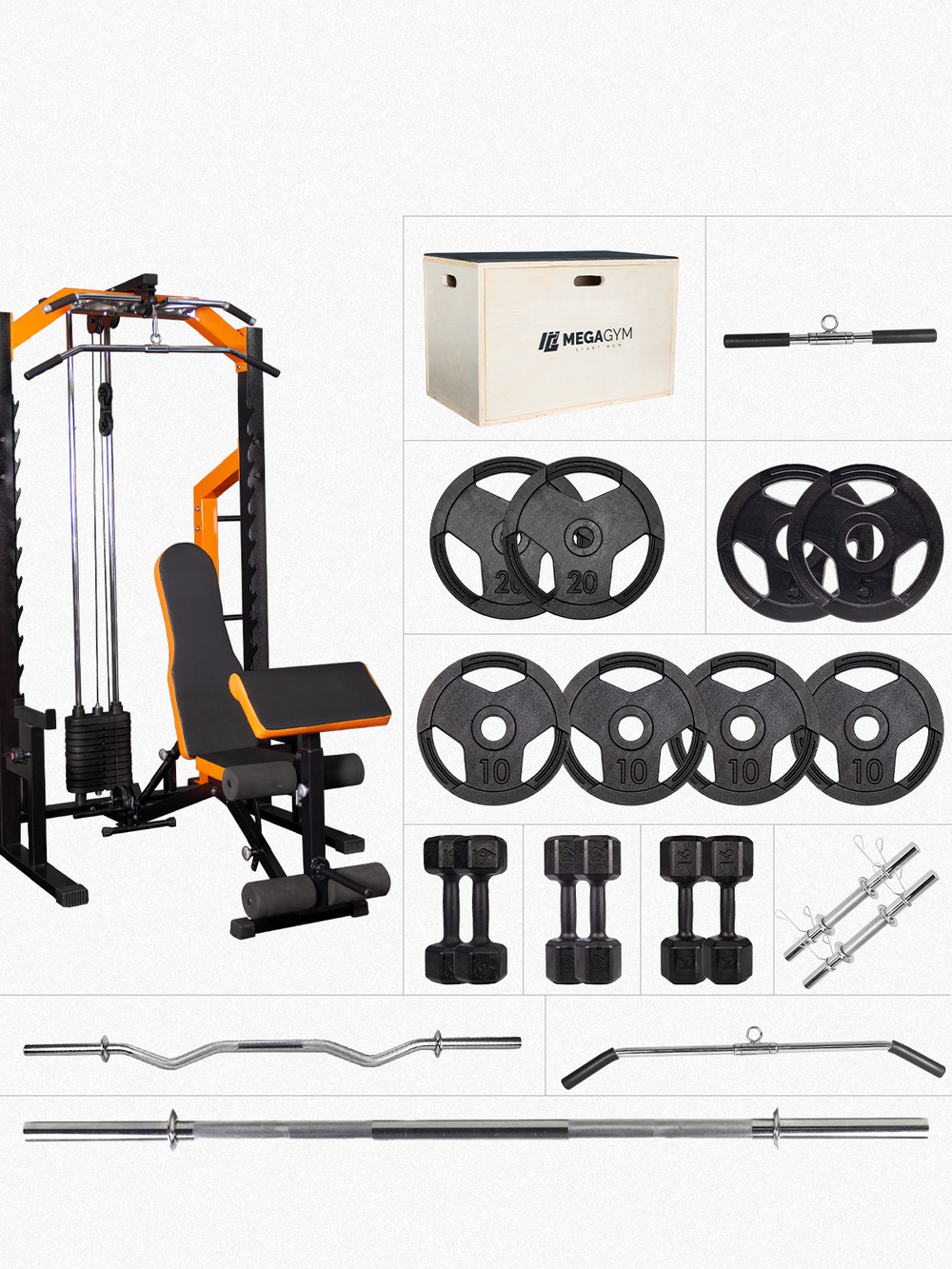 Estação de treino Mega Rack: versátil e eficiente | MegaGym