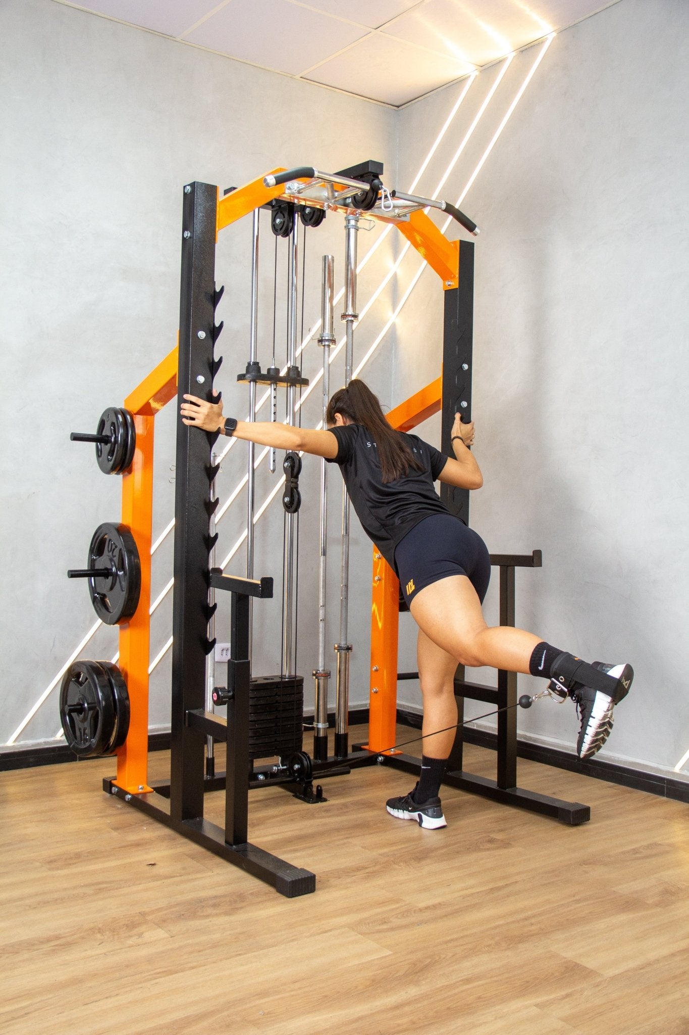 Tornozeleira Puxador Com Argolas Para Polia - MegaGym