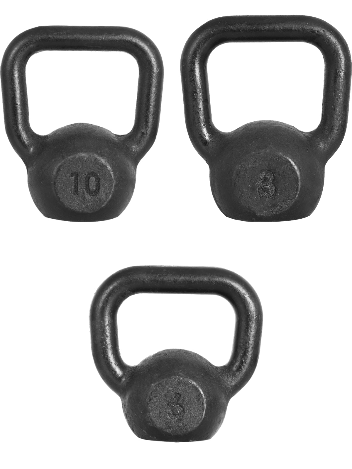 Kit Treino Levantamento Com Kettlebells Pintados 6-10kg