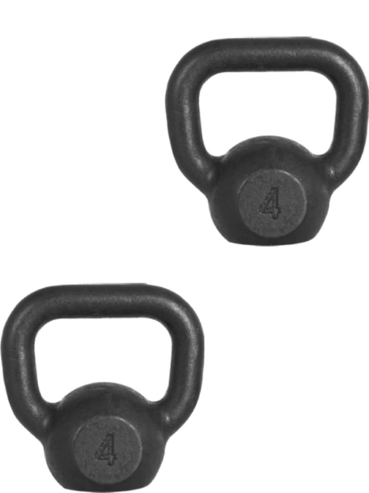 Kit Treino Levantamento Com 2 Kettlebells Pintados 4kg