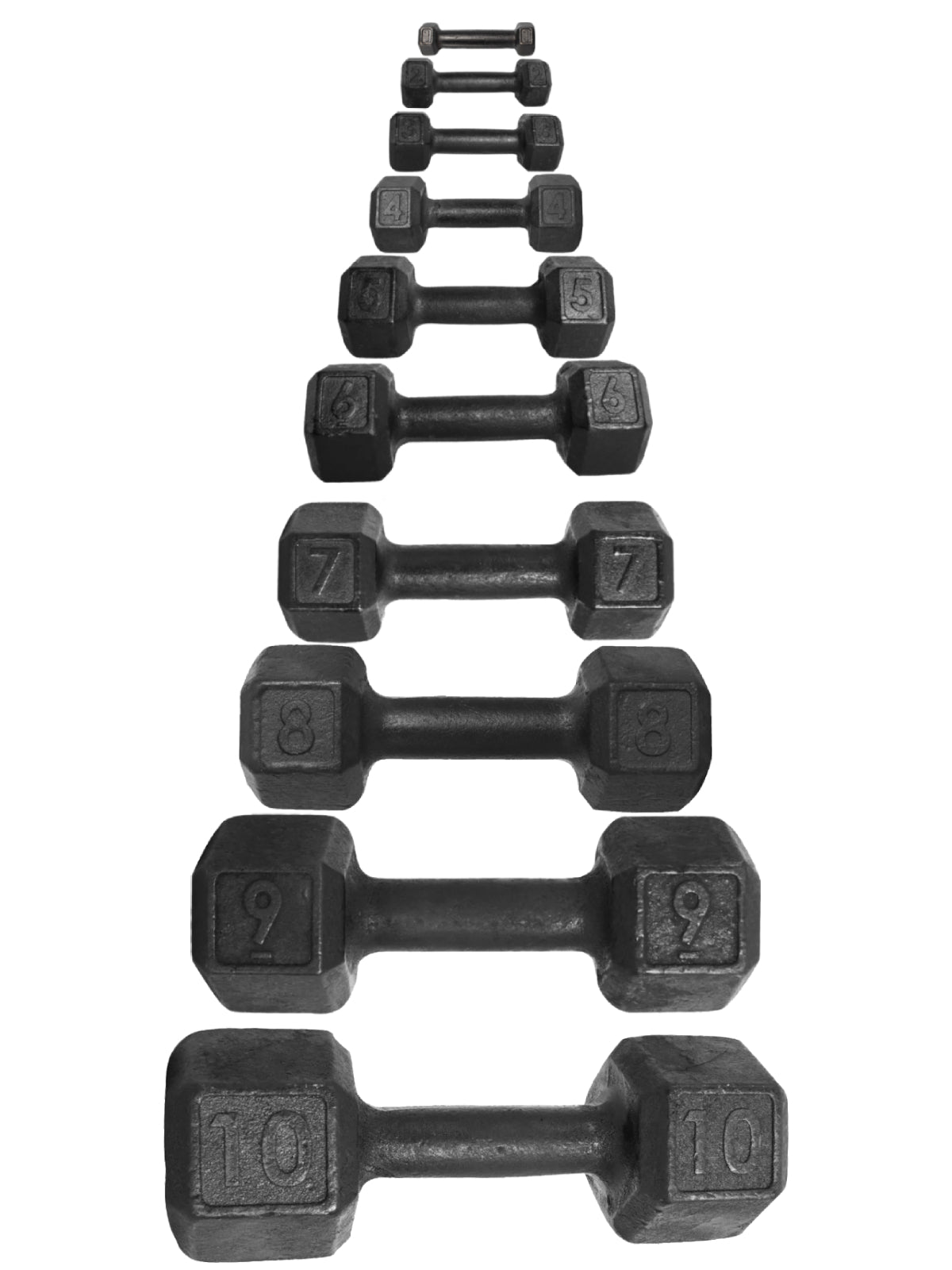 Halter Dumbbell Sextavado Pintado