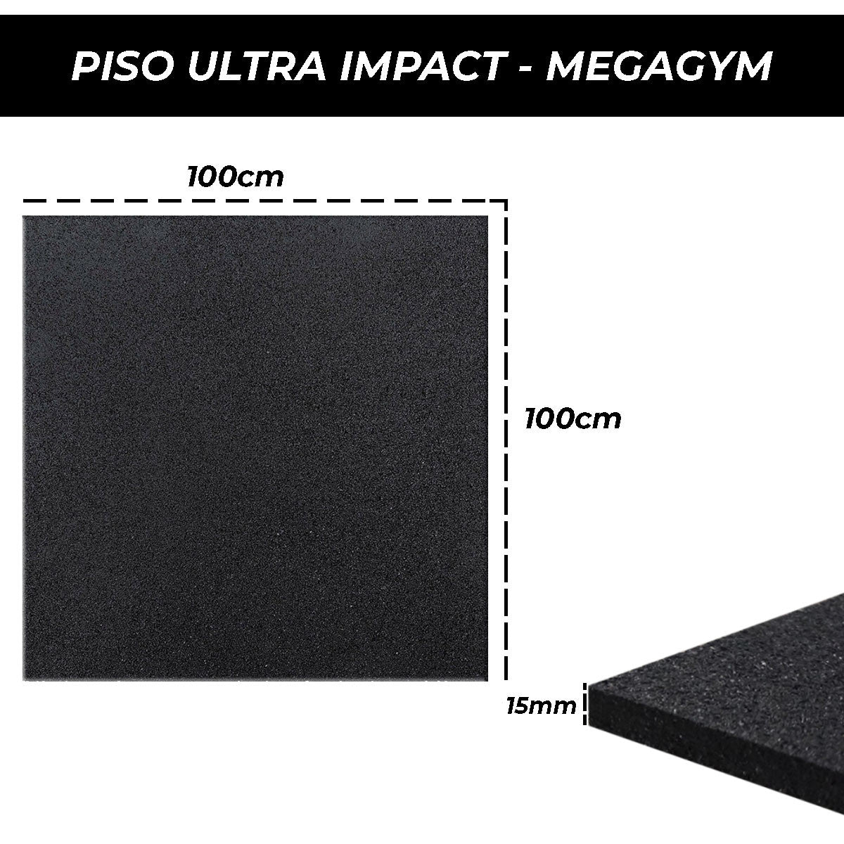 PISO LISO 15MM 100X100 (M2)-MEGAGYM