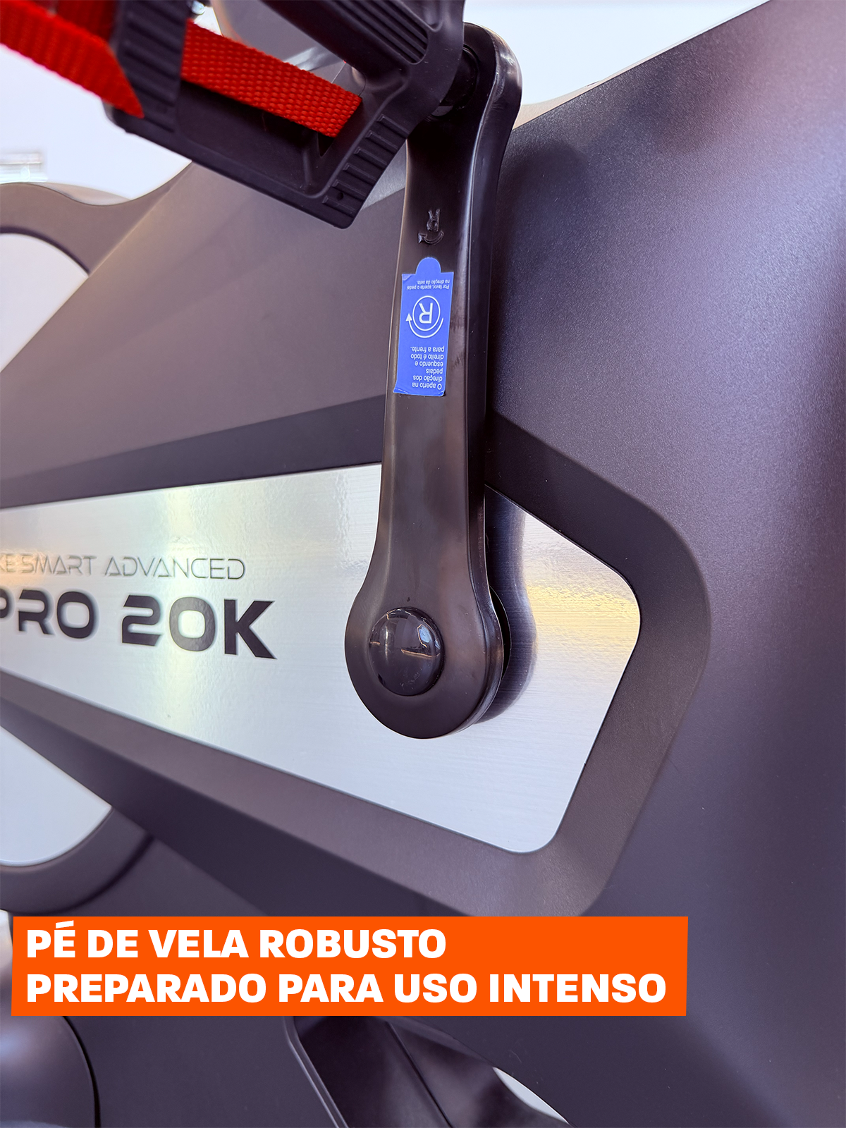 Bike Profissional Smart Advanced Pro 20K | Ajuste Automático De Intensidade | Disco De Inercia 20K | Suporta 150Kg