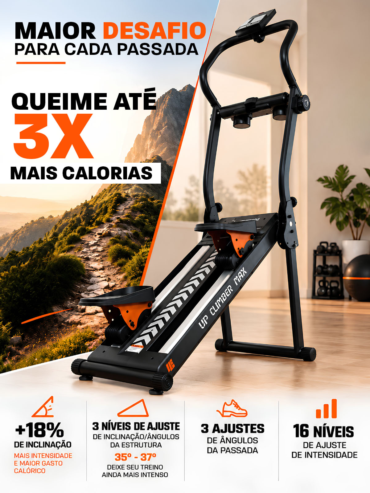 Simulador de Escada Up Climber MAX