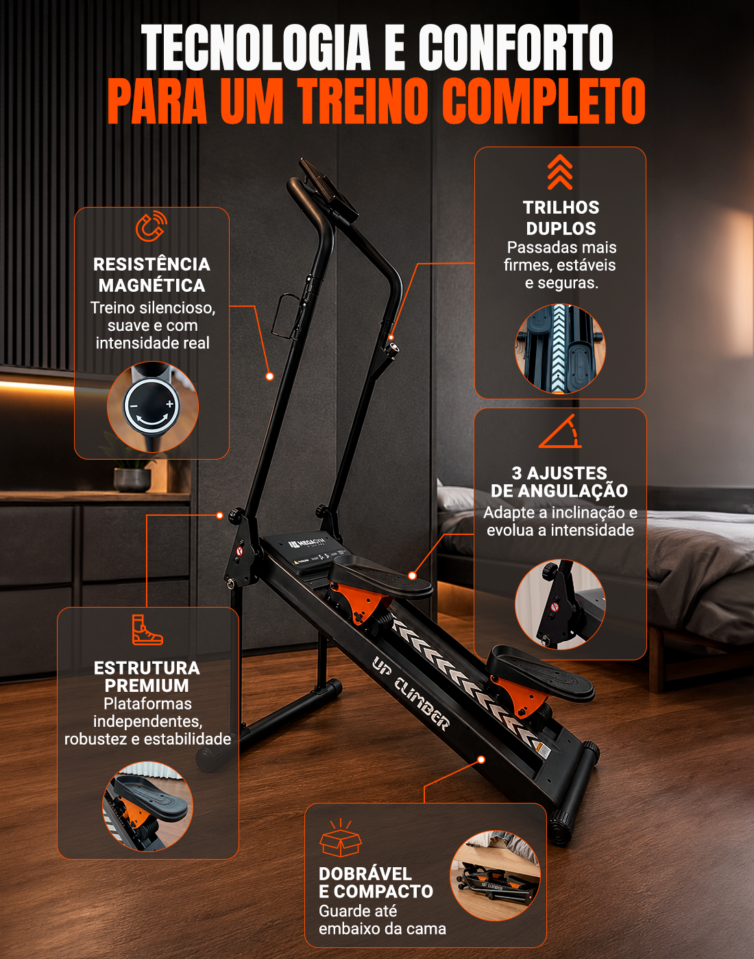 Simulador de Escada Up Climber