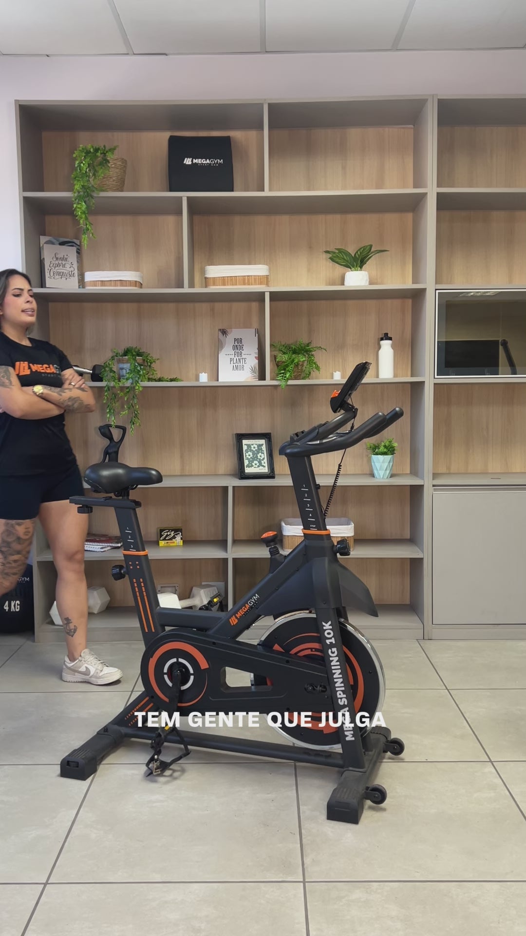 Bike Ergométrica Spinning Profissional 10K | MEGAGYM