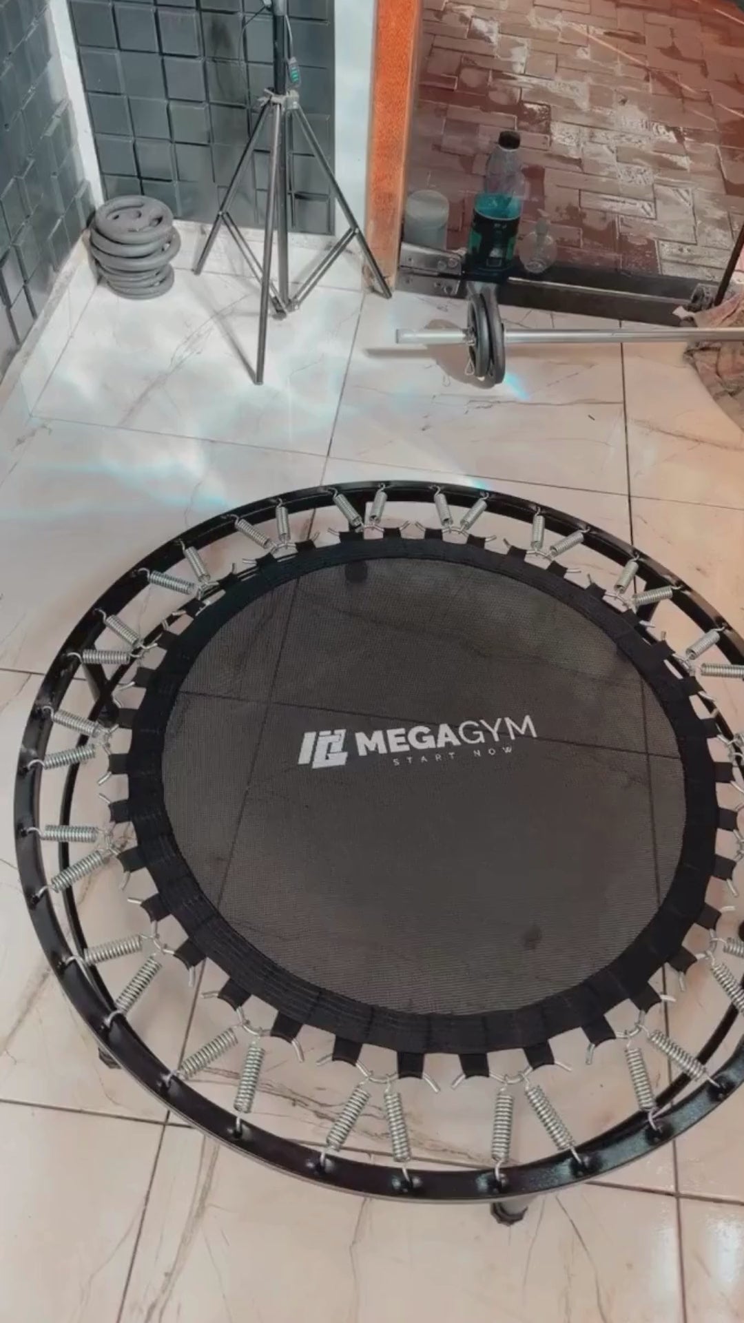 Mini Jump Trampolim 36 Molas Profissional para Treino de